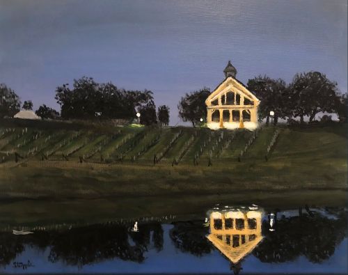 May162026-The Chapel at Twilight 11 x 14 Acrylic.jpg
